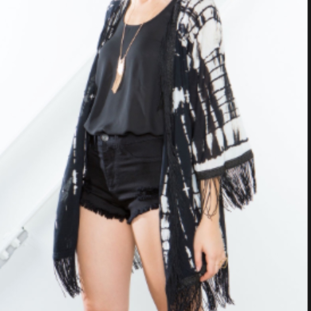 Tie dye kimono